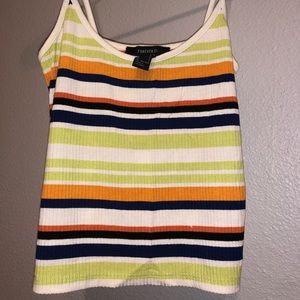 Stripped tank top tee!